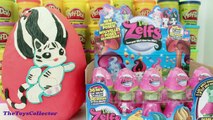 GIANT ZELFS Surprise Egg Play Doh Limited Edition Snowphie Shopkins Princess Toys Collector 2015
