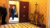 Israeli President Shimon Peres visits Pope Francis in Vatican