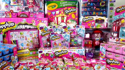 ~☀*★~ SHOPKINS SHOPPING SPREE ~☀*★~ MEGA Shopkins Haul | Biggest Shopkins Toys Shopping Haul Video