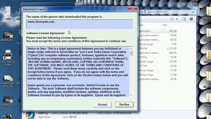 R3000 WASTE INK PAD RESET