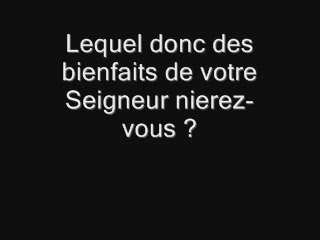 55 Sourate Ar Rahman Traduite