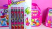 Shopkins 4 Pack Pencils Review with Season 3 Special Edition Stationary Toys - Video Cookieswirlc