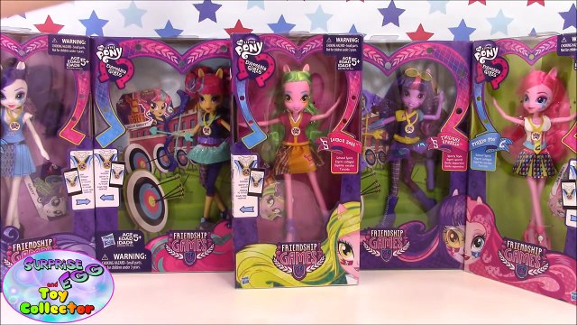 MY LITTLE PONY EQUESTRIA GIRLS Friendship Games Shadowbolt Sour Sweet Doll Unboxing Review SETC