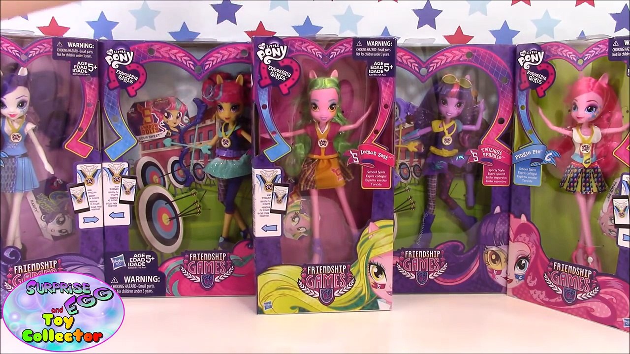 MY LITTLE PONY EQUESTRIA GIRLS Friendship Games Shadowbolt Sour Sweet Doll Unboxing Review SETC