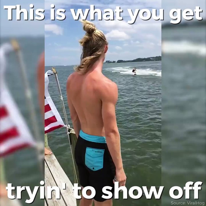 Trying to show off