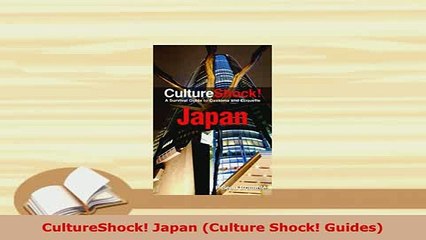 PDF  CultureShock Japan Culture Shock Guides Read Online