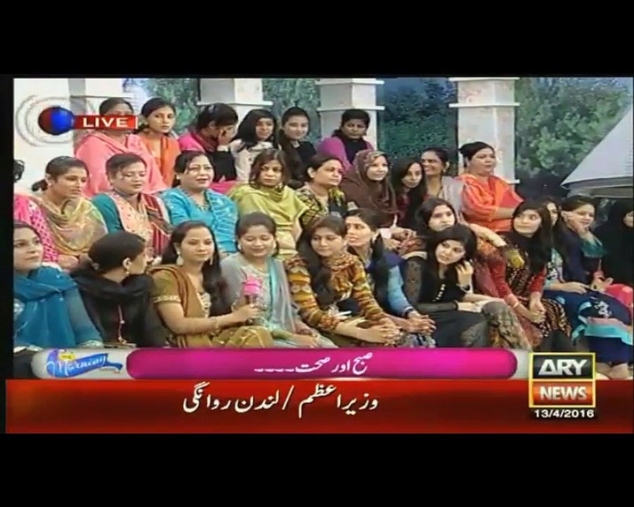 The Morning Show with Sanam Baloch in HD – 13th April 2016 Part 1