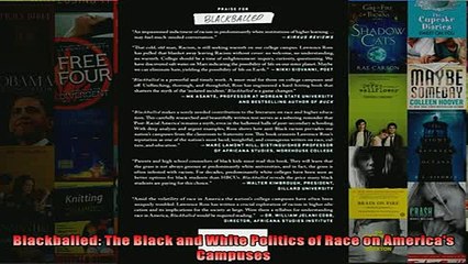 READ book  Blackballed The Black and White Politics of Race on Americas Campuses  BOOK ONLINE