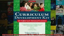 READ book  Curriculum Development Kit for Gifted and Advanced Learners  FREE BOOOK ONLINE