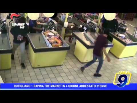 Rutigliano | Rapina tre market in 4 giorni, arrestato 21enne