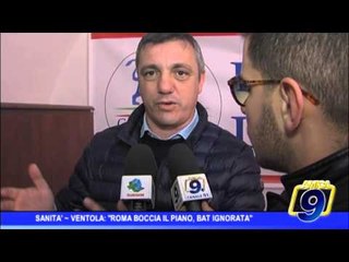 Sanità | Ventola: "Roma boccia il piano, la Bat ignorata"