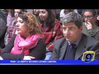 Trani |  La libertà secondo Luciano Canfora