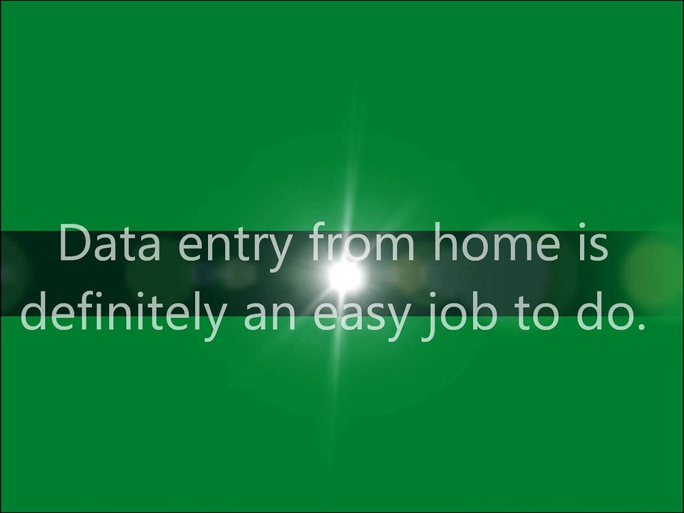 Part time work from home