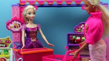 SHOPKINS Barbie Anger Management Day 8 With Disney Frozen Elsa and Spiderman DisneyCarToys