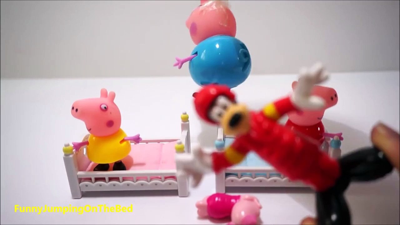 5 Peppa Pig  Jumping On The Bed | Children Nursery Rhyme Songs
