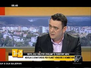 7pa5 - Nevoja e donatoreve per planet vendore e kombetare - 13 Prill 2016 - Show - Vizion Plus