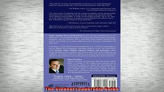 Free PDF Downlaod  The Student Leadership Guide  BOOK ONLINE