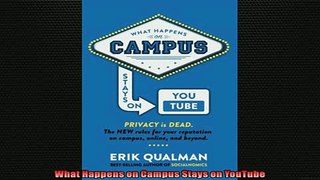 FREE DOWNLOAD  What Happens on Campus Stays on YouTube  BOOK ONLINE