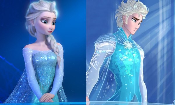 Если бы герои Холодное сердце были бы противоположного пола какой бы был мультфильм. Эльза