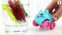 EASTER EGGS! - Color Dye demo with Cat & Cow! (цвет пасхальные яйца)