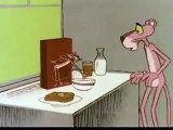 Vintage Old 1970s Post Pink Panther Flakes Cereal Animated Commercial