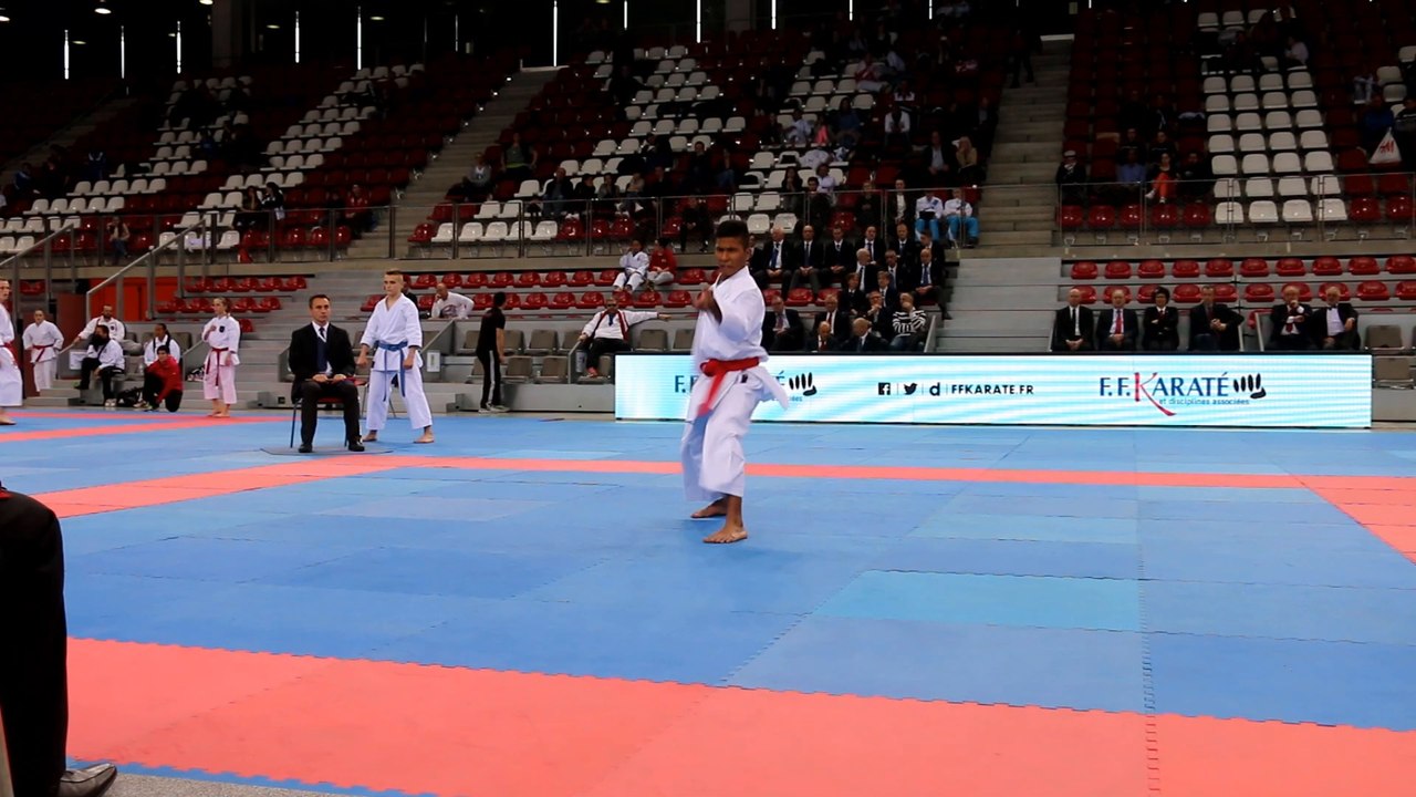 CFKarate 2016 - Finale Kata Homme Minime / F. Tran vs. C. Lafaire