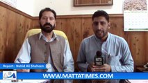 Matta Times Report 06 April 2016, Report on Nahid Ali Shaheen  Matta Swat Visit