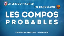 Les compositions probables de Atlético - Barça