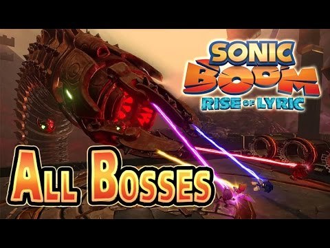 Sonic Boom : Rise of Lyric All Bosses | Boss Battles (WiiU) + Ending