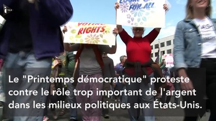 Des centaines de manifestants devant le Capitole pour protester contre le système d'élection américain