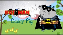 Peppa Pig Family Disfraces Costume Party Bat Man familia de superhéroes Peppa dress up Batman