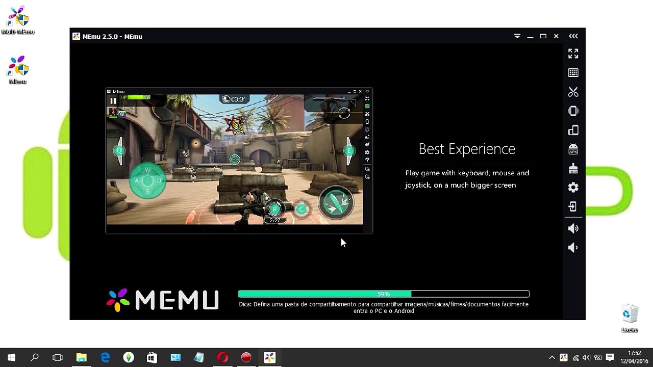 Como instalar MEmu emulador de android para pc + Minecraft PE