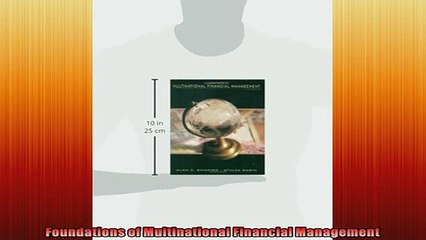 Free PDF Downlaod  Foundations of Multinational Financial Management READ ONLINE