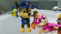 PAW PATROL Parody with PEPPA PIG [Nickelodeon] ICE BUCKET CHALLENGE [ALS] Toy Video