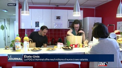 Le PDG d'Amiral offre neuf millions d'euros à ses salariés