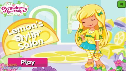Strawberry Shortcake Lemons Stylin Salon Fashion Game for Girls