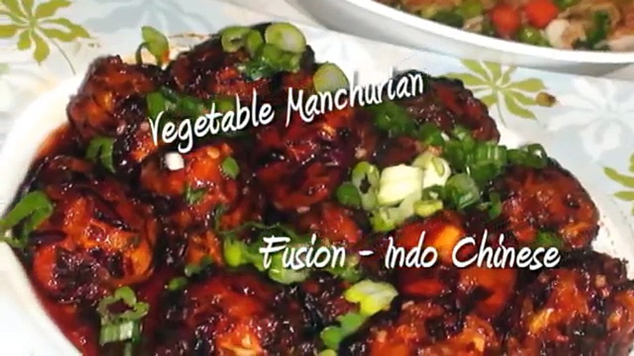 Vegetable Manchurian Recipe Video Indo Chinese Fusion Recipes by Bhavna