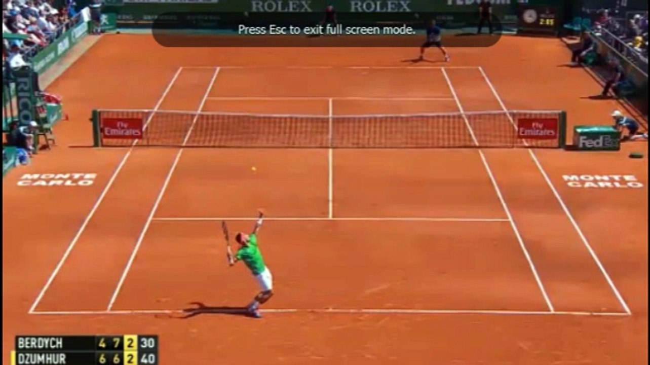 Sjajan poen Dzumhura u trecem setu