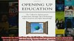 FREE PDF  Opening Up Education The Collective Advancement of Education through Open Technology Open READ ONLINE