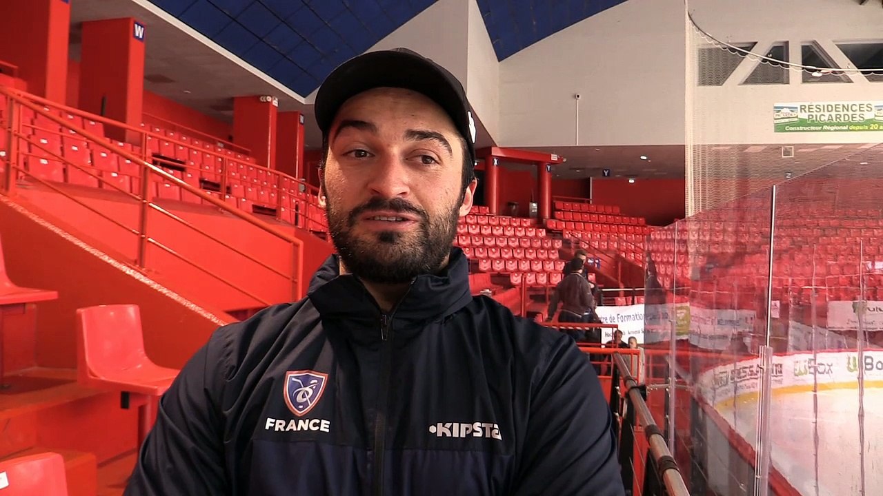 Hockey sur glace: Béron et les Bleus à Amiens