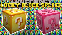 Minecraft LUCKY BLOCK SPLEEF 10 DIFFERENT LUCKY BLOCKS! Mini Game