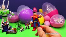 GIANT SURPRISE EGGS Toy Story & Super Hero Surprise Eggs a Surprise Egg Video