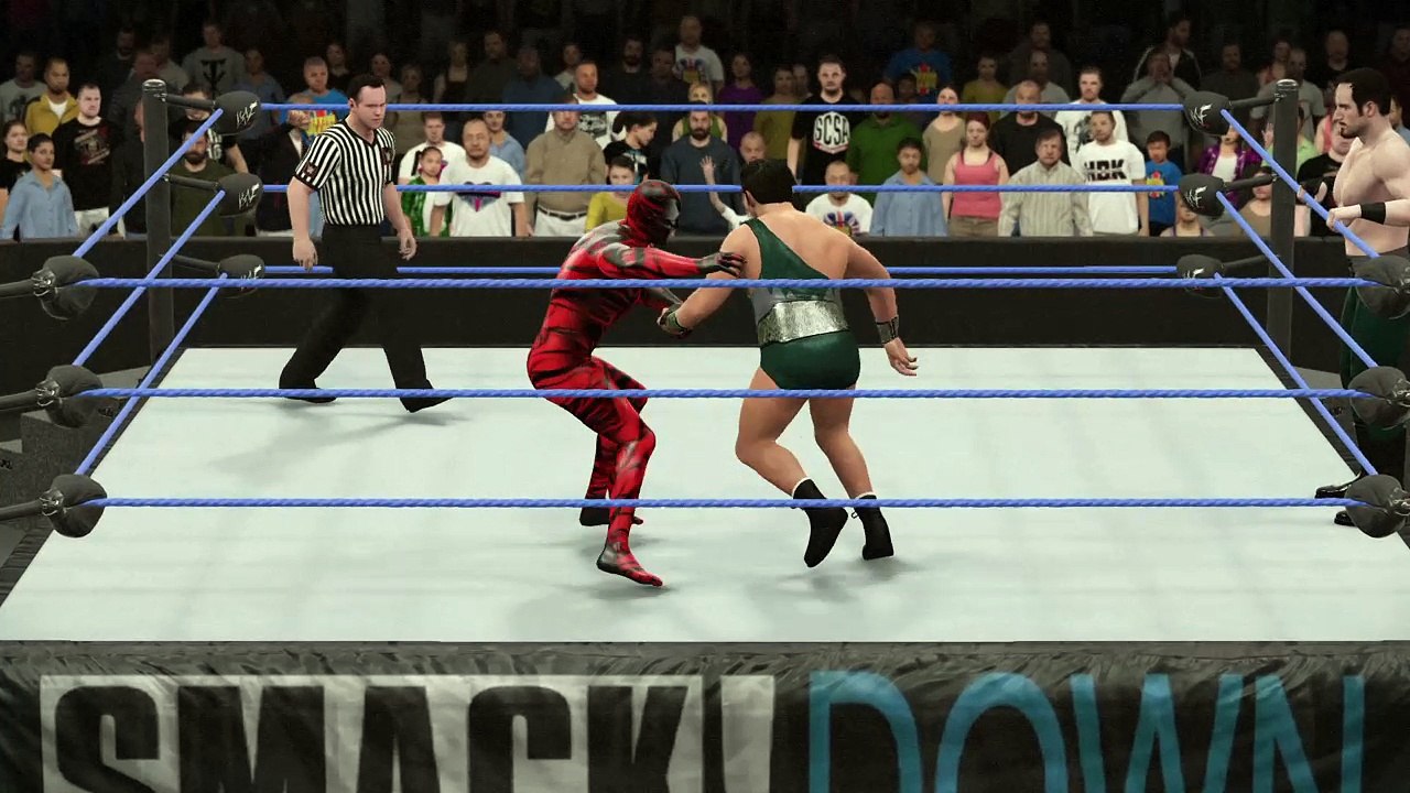 WWE 2K16 joker/carnage v the vaudevillians