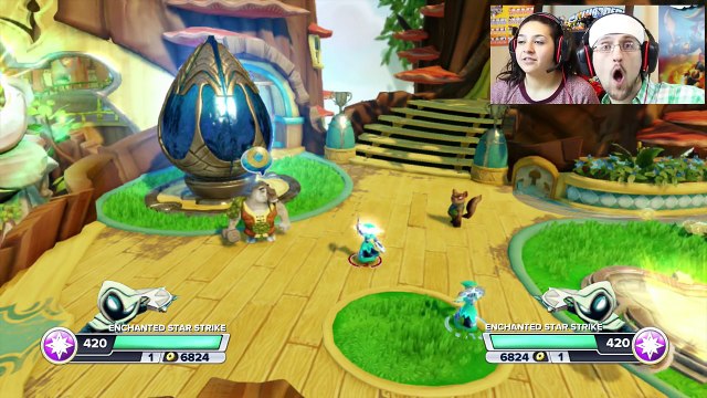 Mom Vs. Dad in Fun Musical Battle Mode w/ Enchanted Star Strike (Skylanders Swap Force Variant)