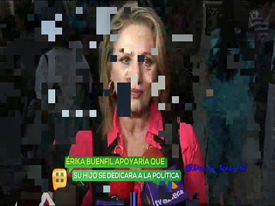 Érika Buenfil apoyaría a su hijo si decidiera dedicarse a la política