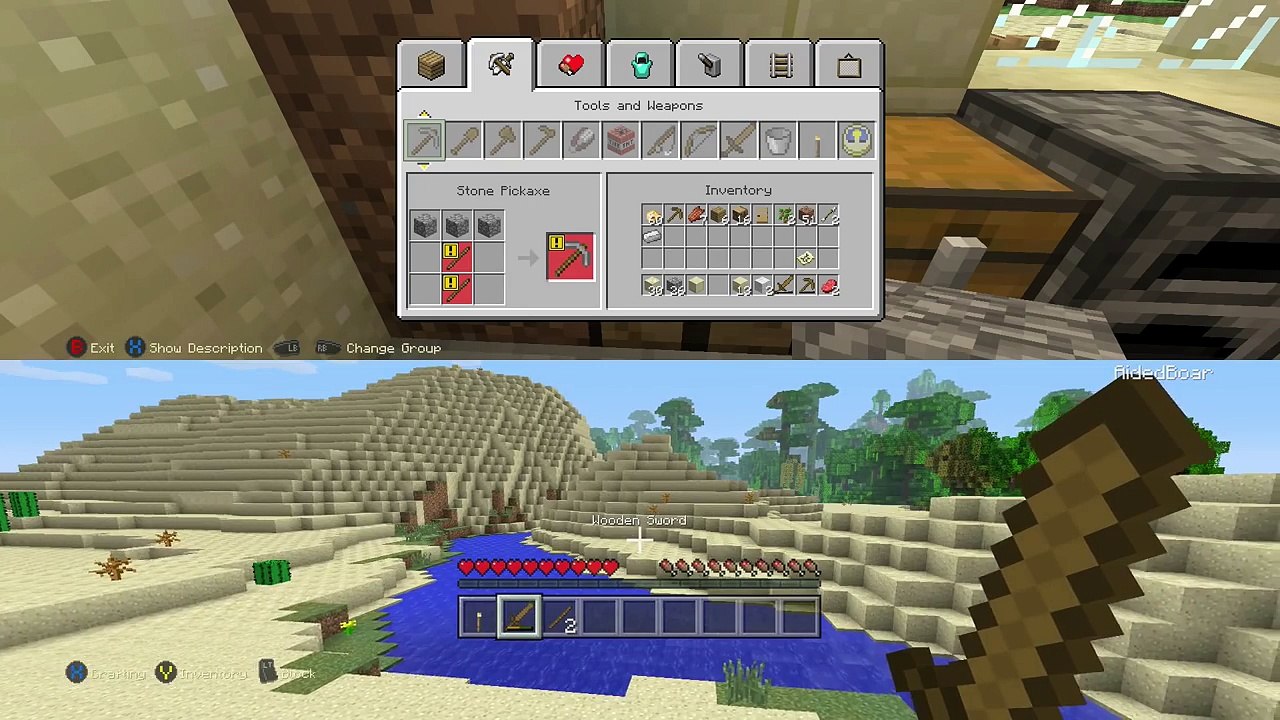 Dad & Kids play MINECRAFT XBOX ONE: Monster Spawner, Where Are You!?!?! (#2)