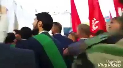 HAZRAT ABBAS  (A.S) KA ROZA KA BAHIR KA BAB NIQAB KUSHAI