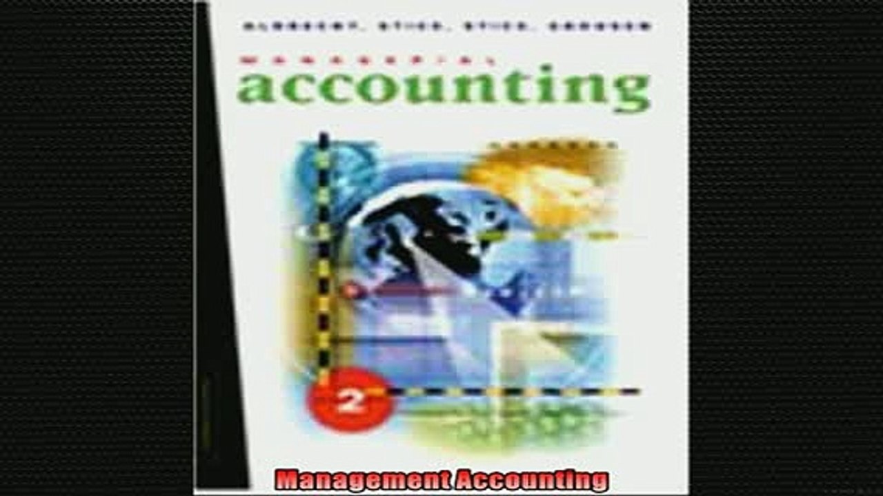 FREE DOWNLOAD  Management Accounting  FREE BOOO...