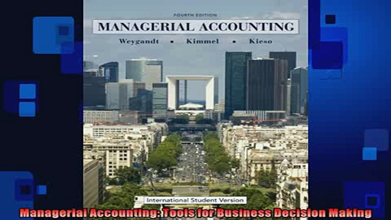 FREE PDF  Managerial Accounting Tools for Business Decision Making  FREE BOOOK ONLINE