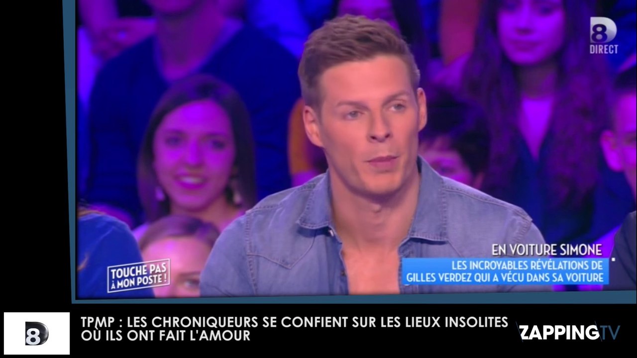 TPMP : Découvrez quels chroniqueurs ont déjà fait l'amour dans une voiture (Vidéo)